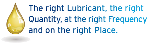 The right Lubricant, the right Quantity, at the right Frequency and on the right Place