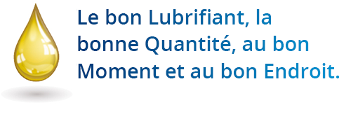 Le bon Lubrifiant, la bonne Quantité, au bon Moment et au bon Endroit.